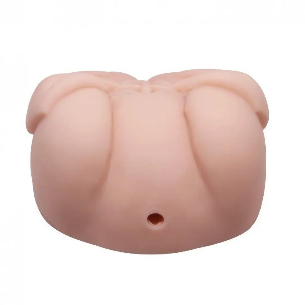 Мастурбатор Crazy Bull Real Vagina and Anal з вібрацією вагіна та анус, 22.5 см (тілесний) - фото 4
