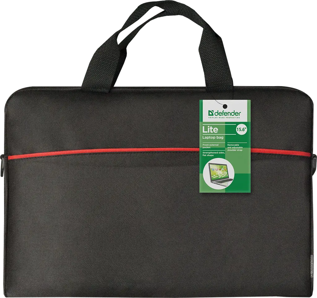 Сумка Defender Lite 15.6" чорний (26083) (6396859) - фото 6