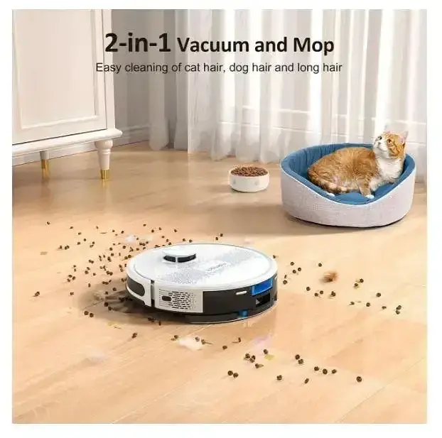 Робот-пылесос моющий Lubluelu SL60D білий - фото 7