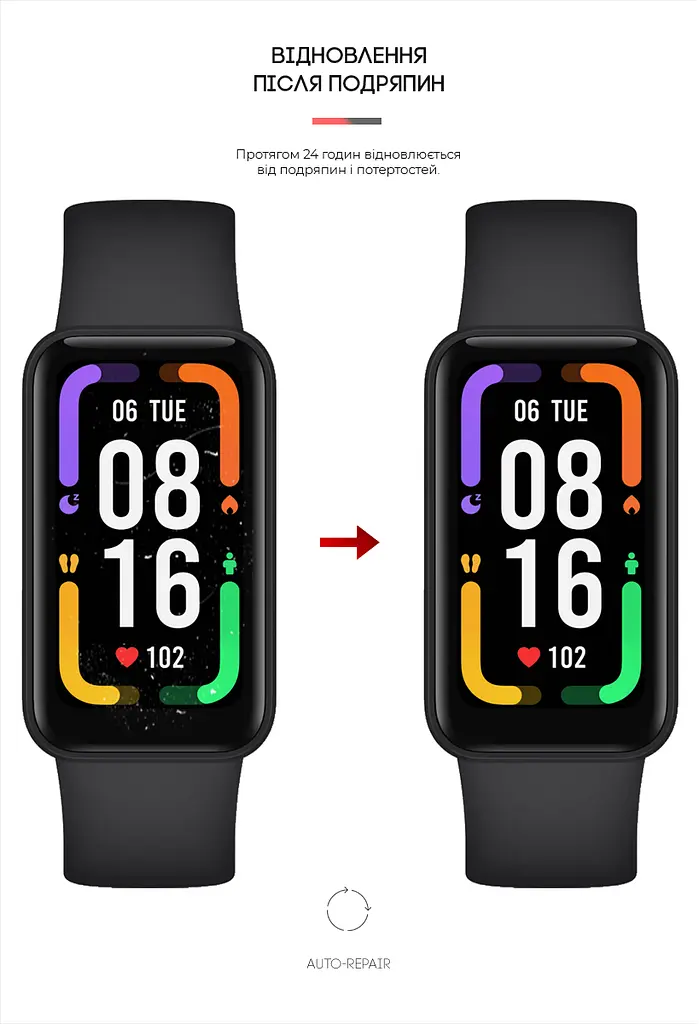 Гідрогелева плівка на годинники ArmorStandart Xiaomi Redmi Smart Band Pro захисна плівка для смарт годинників прозора (ARM63820) - фото 3
