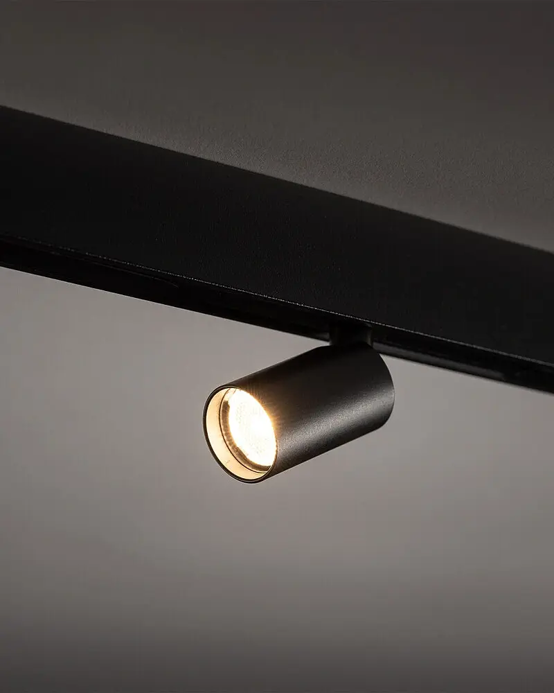 Магнитный трековый светильник Nowodvorski 11712 NANO-LVM Spot LED 1x1W 3000K 65Lm IP20 черный - фото 3