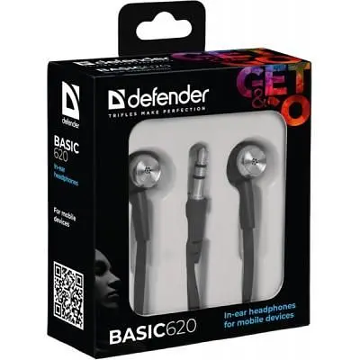 Наушники Defender Basic-620 Black (63620) - фото 2