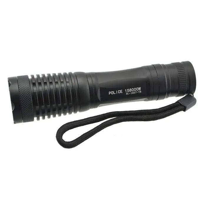 Акумуляторний ліхтар Bailong металевий ручний 1000 Lumen POLICE BL 1837 T6 50000W - фото 3