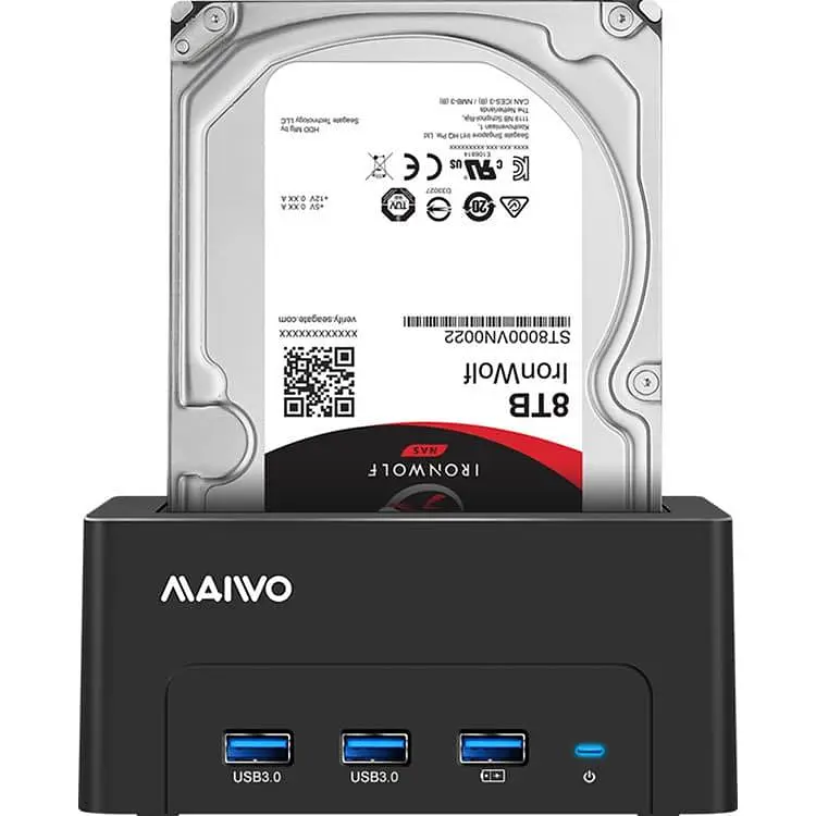 Зовнішня кишеня Maiwo для HDD 2,5"/3,5" SATA через USB3.0 (K308H) - фото 2
