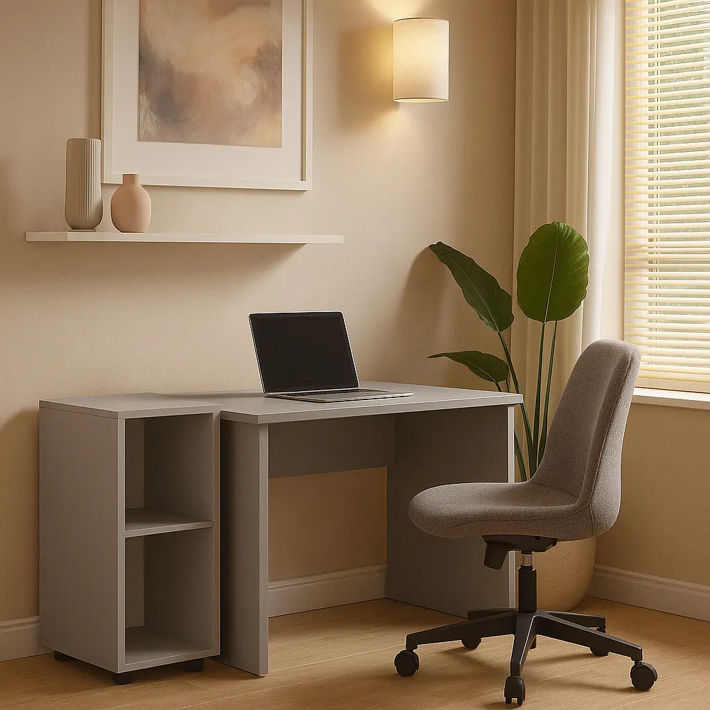 Пенал низький ОП-701 Orange-Line 350х347х750 Сіра мишка - фото 3