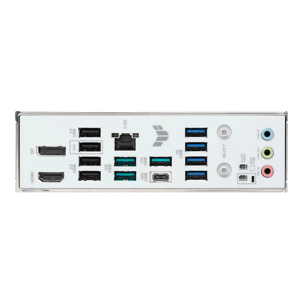 Материнская плата TUF GAMING B850M-PLUS WIFI7 W sAM5 B850 4xDDR5 M.2 HDMI DP Wi-Fi BT mATX белый Asus teh0018981 - фото 7