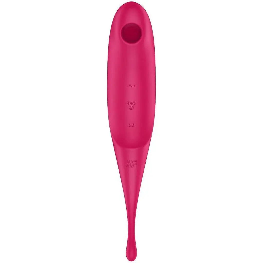 Вібратор для клітора із вакуумною стимуляцією Satisfyer Twirling Pro Red Red - фото 4