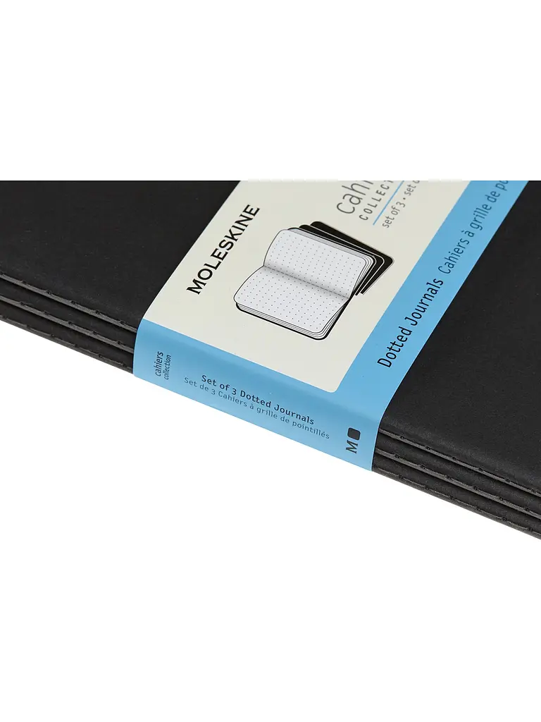 Записник Moleskine Cahier великий, Точка Чорний (QP324) - фото 5