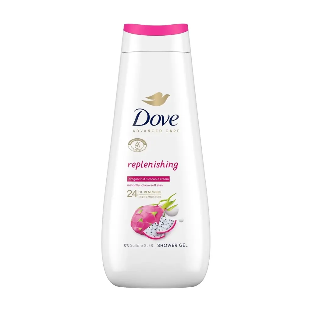Гель для душу Dove Advanced Care Replenish Shower Gel Пітахая і кокос 400 мл (8720181608315)