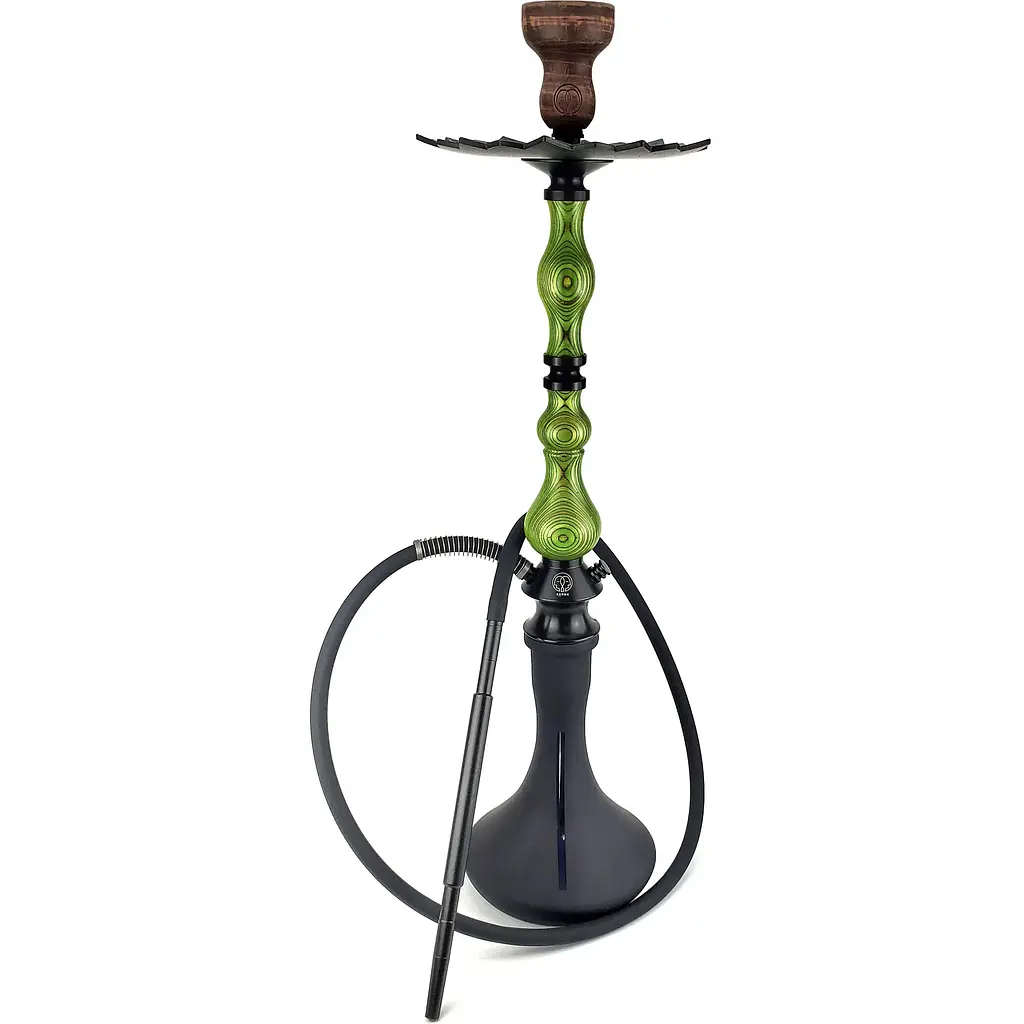 Кальян KARMA HOOKAH 0.0 Green (Craft Black Matt) - фото 2
