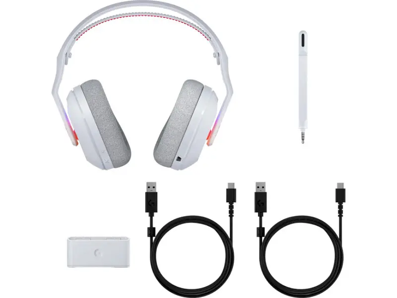 Навушники з мікрофоном Logitech G Astro A20 X White (939-002253) - фото 4