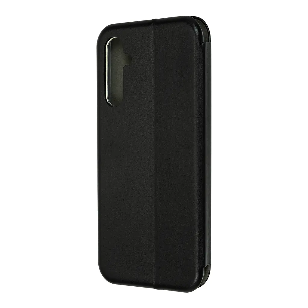 Чехол-книжка для Samsung Galaxy A24 4G (A245), G-Case, черный, кожаный чехол-книжка из экокожи (PU) и TPU, с магнитом, с подставкой и вместительным кардхолдером, противоударный, защита всего корпуса, ArmorStandart (ARM68000) - фото 2