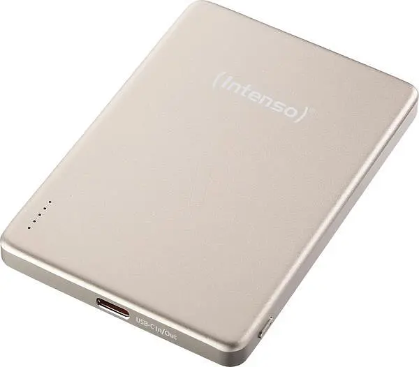 Портативний зарядний пристрій USB 5000MAH MAG CHAMPAGNE MW5000 7344021 INTENSO - фото 2