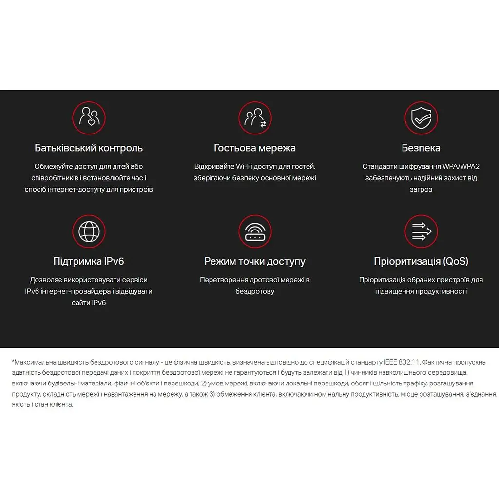 WI-FI роутер маршрутизатор Mercusys 10-AC 2.4 ГГц, 5 ГГц, Wi-Fi 5, AC1200, 867Мбіт/с - фото 10