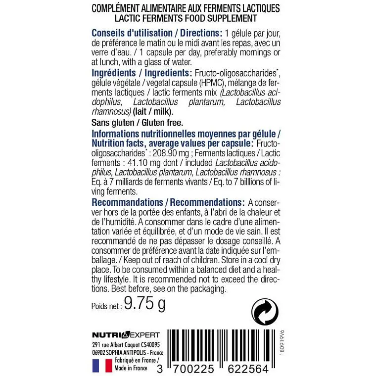 Пробиотики Nutriexpert 7 млрд иммунитет и пищеварение 30 капсул  - фото 2