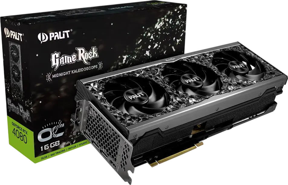 Відеокарта GeForce RTX 4080 16GB Palit GameRock OC (NED4080S19T2-1030G) Б/В - фото 4