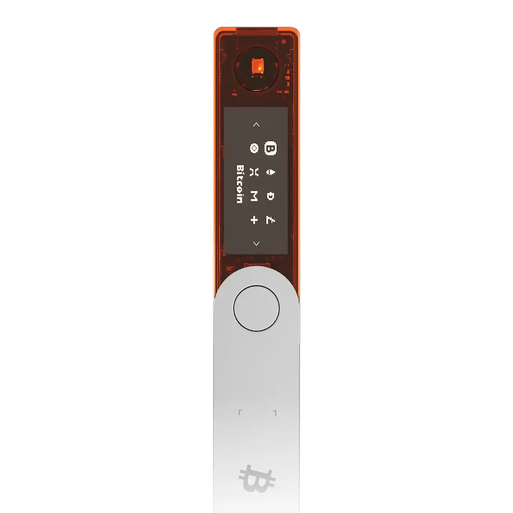 Аппаратный кошелек для криптовалют Ledger Nano X Orange BTC (LNXOBTC) - фото 2