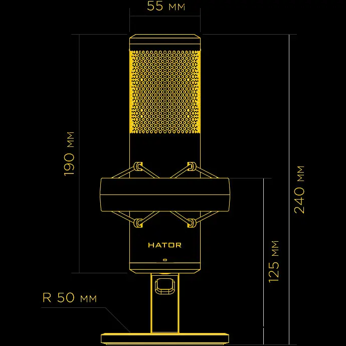 Микрофон Hator Dreamcast RGB [HTA-550] [96688] - фото 7