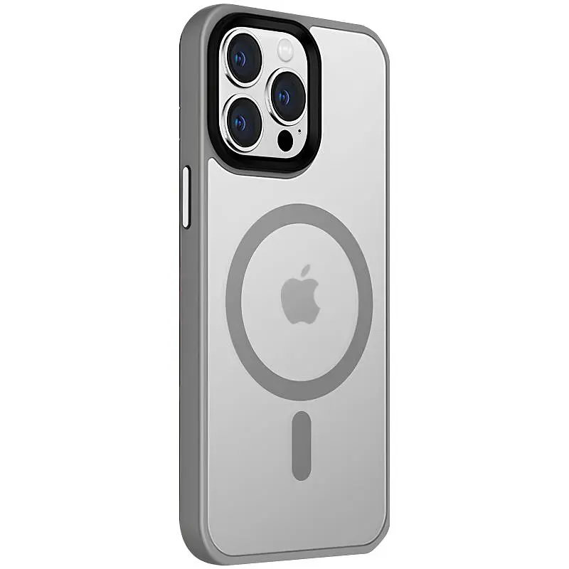 Чохол Ummi Colorful with MagSafe для Apple iPhone 15 Pro Max (6.7) Сірий / Grey - фото 2