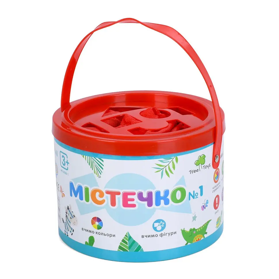 Детская деревянная игрушка "Городок №1" Limo Toy MD 0938-1, 24 блока - фото 7
