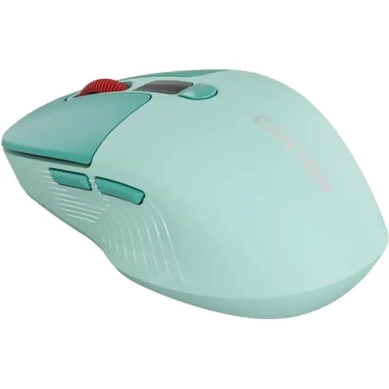 Мишка Canyon MW-26 LCD Silent Wireless/Bluetooth Green (CNS-CMSW26GR) - фото 4