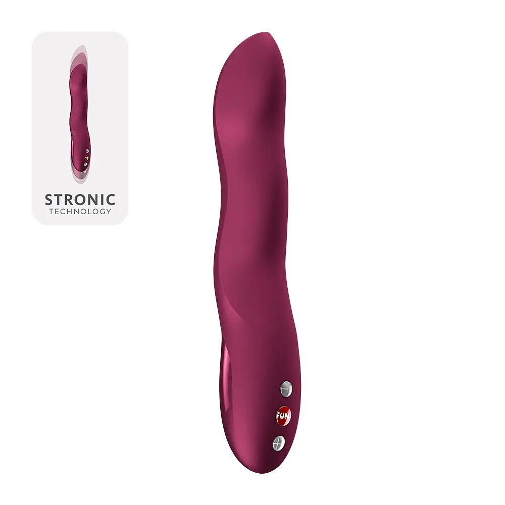 Пульсатор для точки G Fun Factory Stronic Wave Wine Red - фото 2