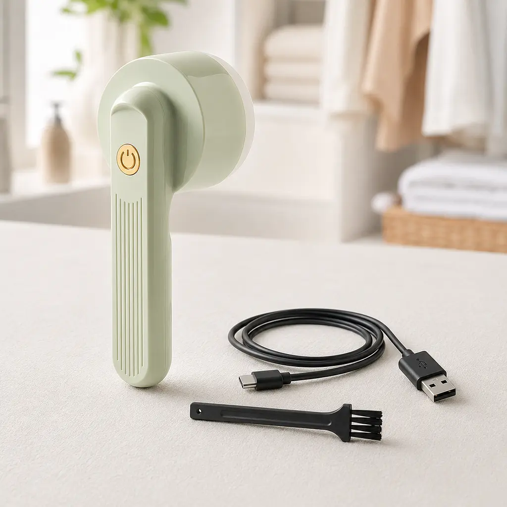 Бездротова машинка для видалення катишок hair clipper AND XL-1905 / Пристрій для видалення ворсу - фото 4
