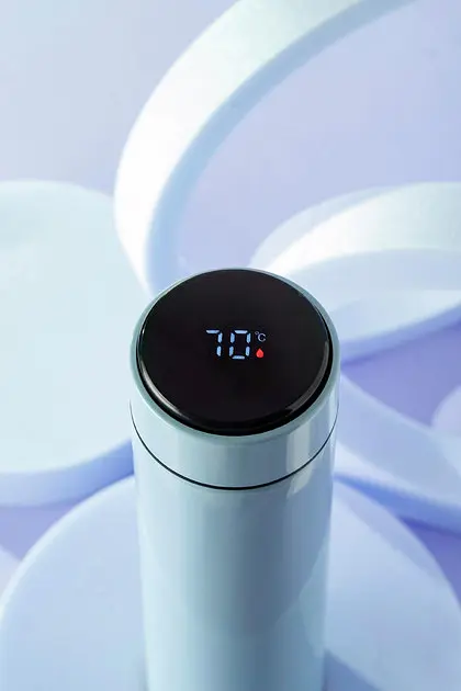 Термос питний з індикатором Adler AD-4506-blue-LED 473 мл блакитний - фото 4