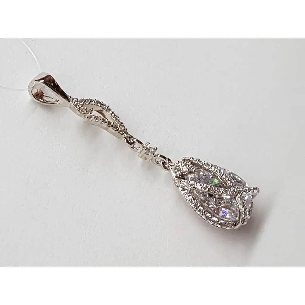 Срібна підвіска Qvaliz з фіанітами. 903-00264 - фото 2