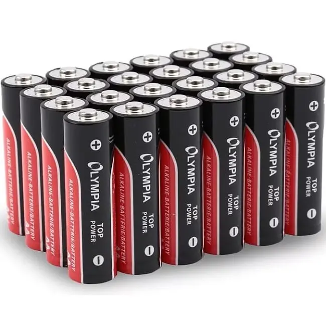Батарейка AA, 1.5V, Лужна, Olympia, Alkaline, (BOX 24 шт.) - фото 2