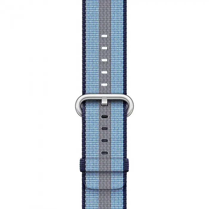 Ремінець Creasted для годинника Apple Watch 38 мм 40 мм нейлоновий з пряжкою, Blue with dark blue - фото 3