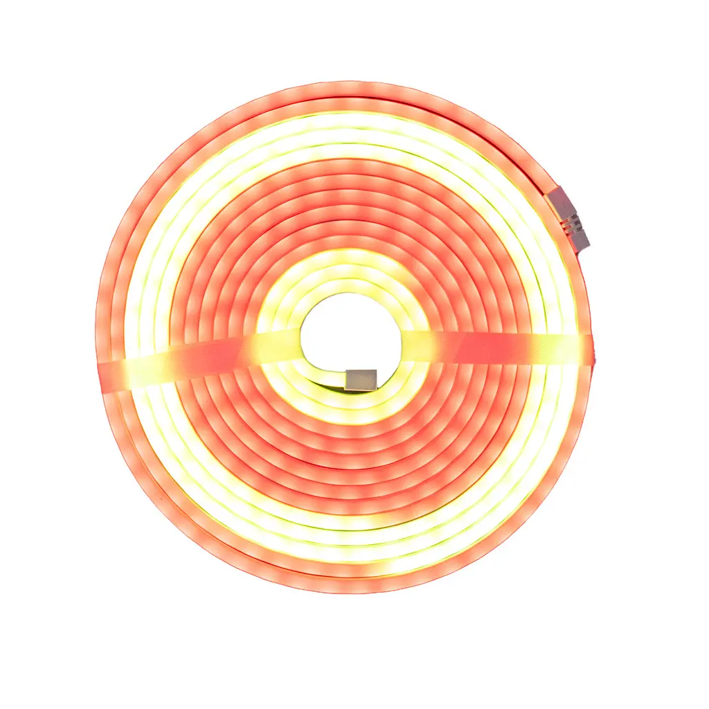 Силіконова LED стрічка неон 5 метрів світлодіодна RGB стрічка Neon Flexible Light Strip 5A - фото 4