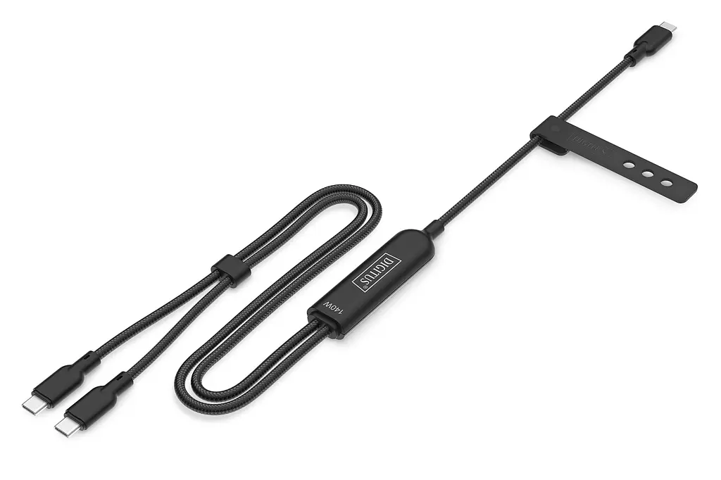 Кабель Digitus USB-C > 2xUSB-C заряджання/синхронізації, USB 2.0, 140W teh0025055 - фото 3