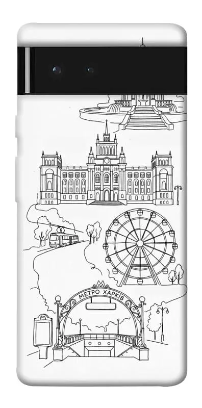 TPU чохол Demsky Kharkiv spirit для Google Pixel 6