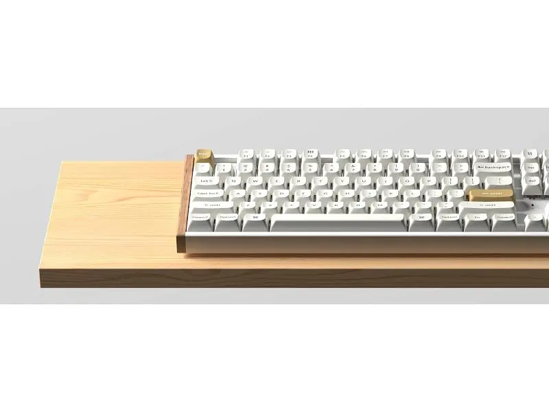 Клавіатура Keychron K8 HE Special Edition Magnetic Wood White (K8H-Q1) - фото 3