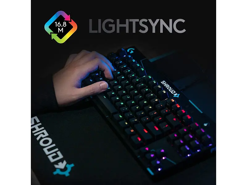 Клавіатура Logitech G PRO Mechanical Gaming Keyboard - Shroud Edition (920-009849) - фото 6