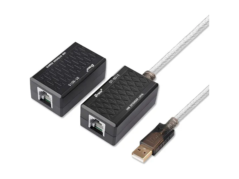 Подовжувач Dtech USB-UTP, до 60 м (DT-5015) - фото 2
