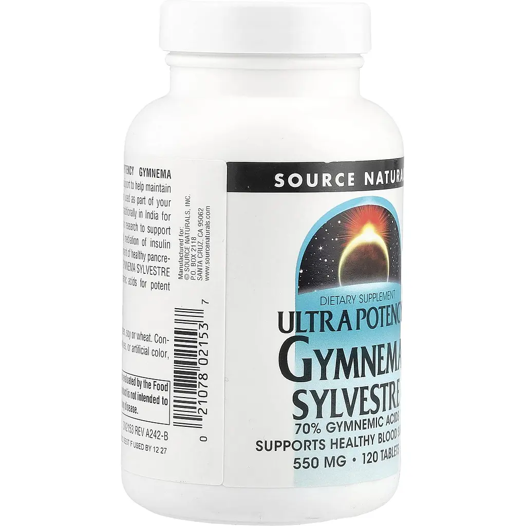 Джімнема Сильвестра Source Naturals 550 мг 120 таблеток - фото 2