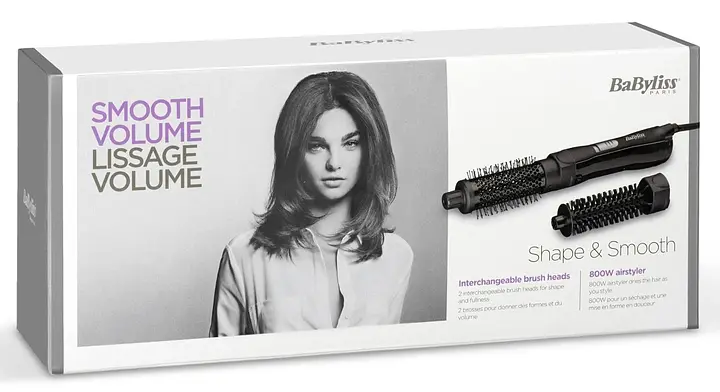 Фен-щітка Babyliss AS82E чорний - фото 4