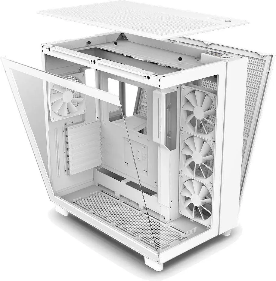 Корпус NZXT H9 Flow Edition All White (CM-H91FW-01) Без БП - фото 3
