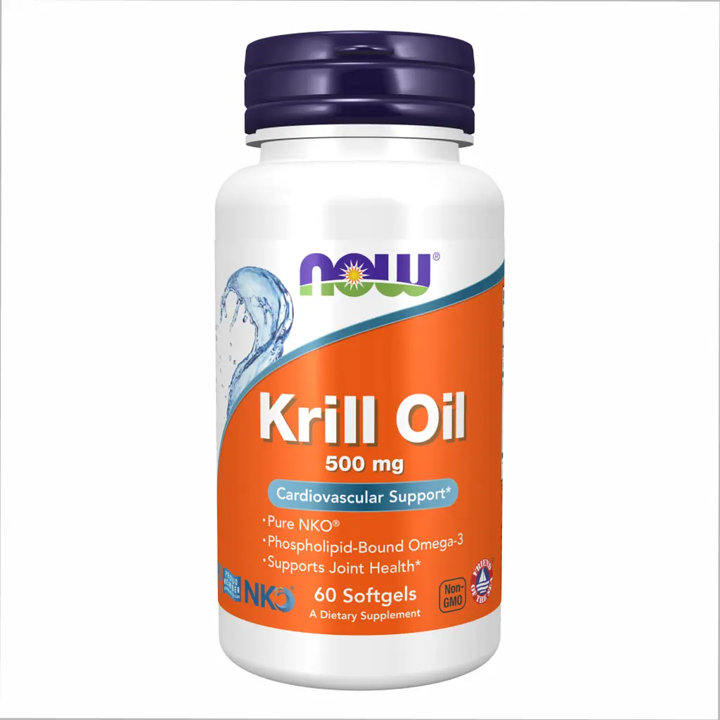 Олія криля Now Foods Krill Oil 500 мг 60 sgels