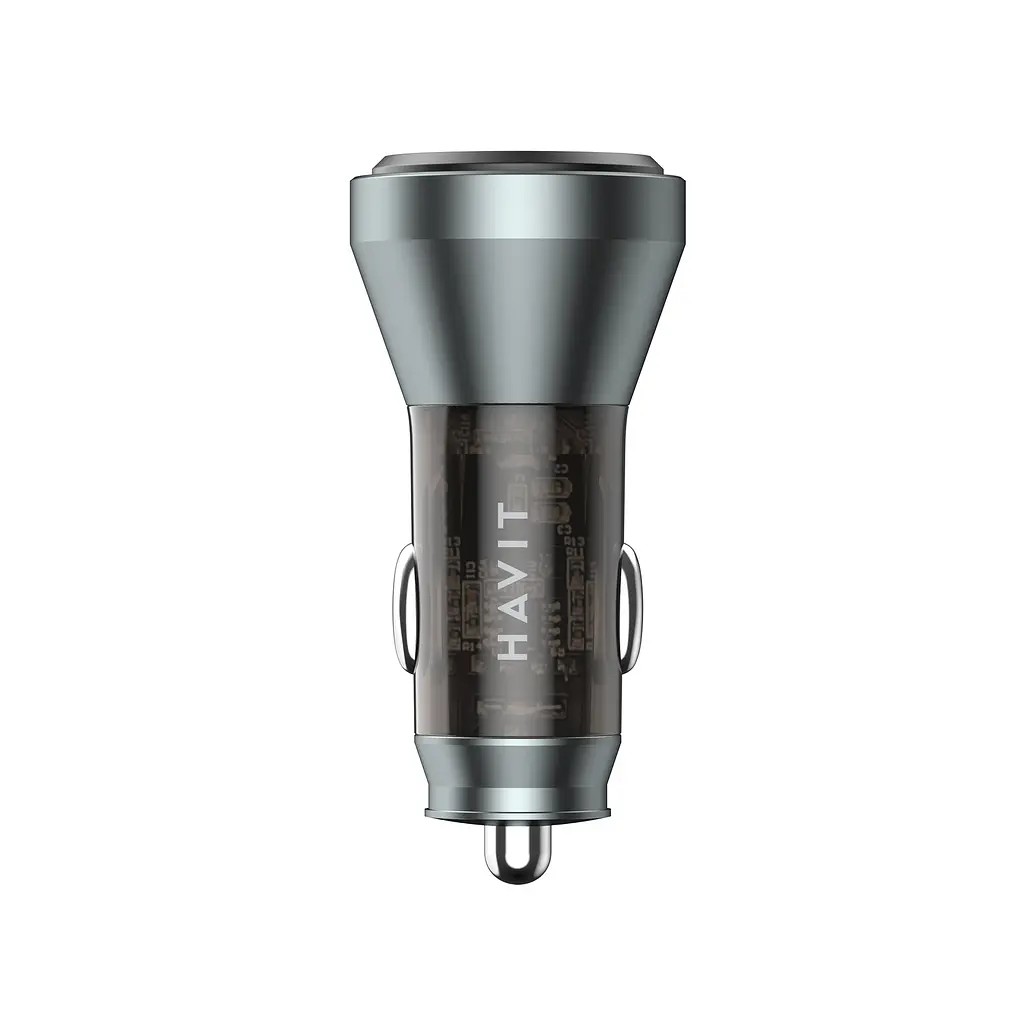 Автомобільний зарядний пристрій HAVIT HV-CC2017 48W USB-A+USB-C HAVIT (28470-000) - фото 2