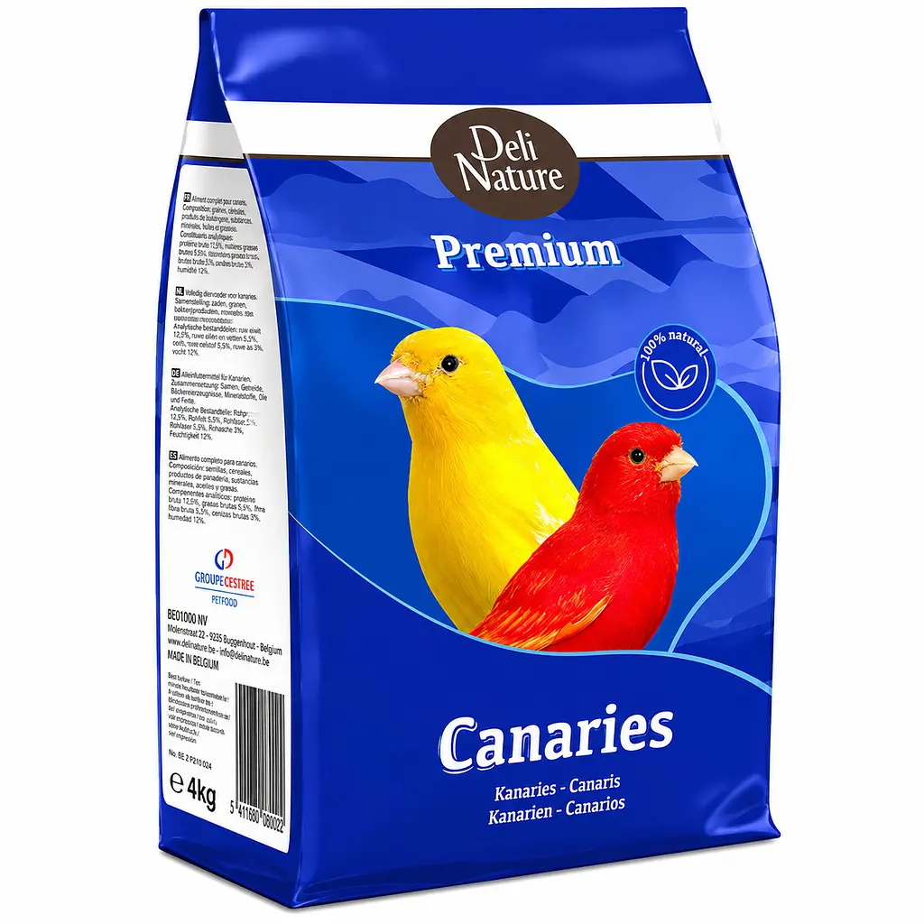 Повнораціонний корм для канарок Deli Nature Premium Canaries 1 кг 28220