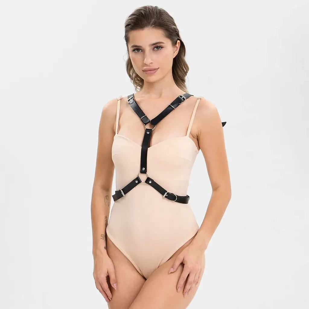 Портупея Крила Babydoll Універсальний.. Чорний 4116 - фото 6