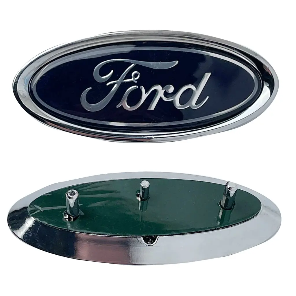 Емблема для Ford 115 x 48 мм 3 пуклі Коса