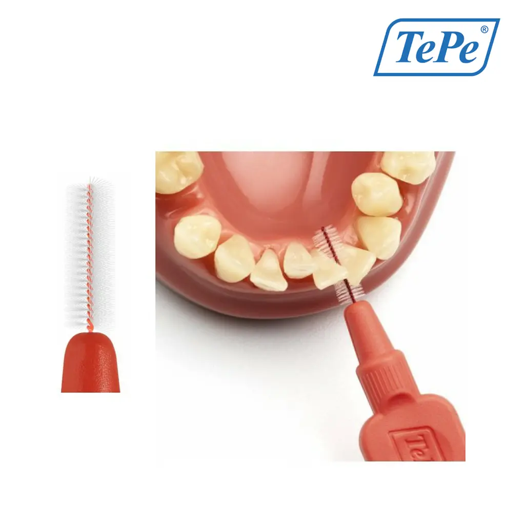 Міжзубна щітка TePe Extra Soft червона (0.5 мм), 25 шт - фото 3