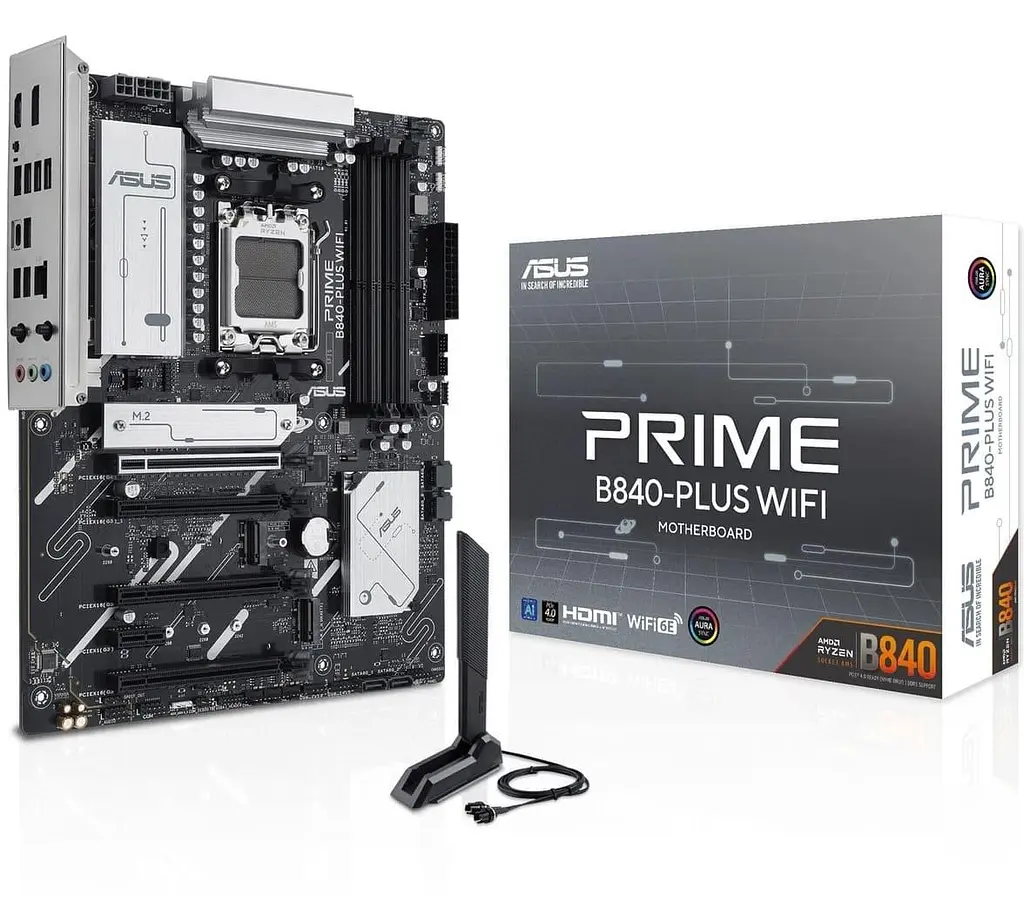 Материнська плата ASUS PRIME B840-PLUS WIFI (PRIME B840-PLUS WIFI) (Socket AM5, AMD B840, ATX) - фото 6