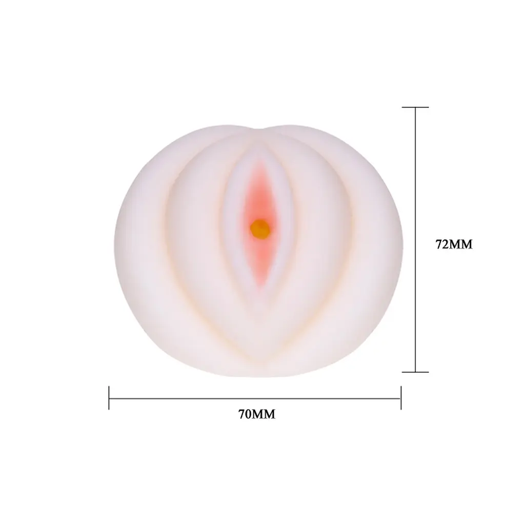 Мастурбатор Baile Man's Masturbator Vagina, 15.5 см (білий) - фото 5