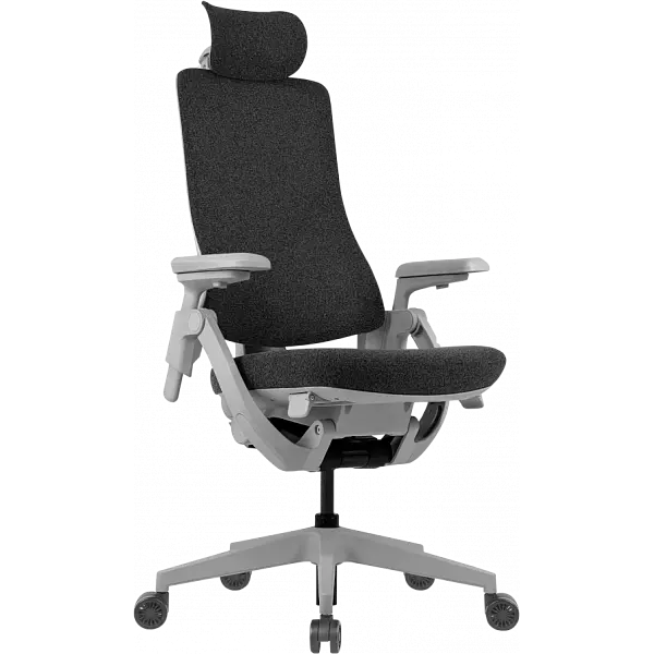 Офісне ергономічне крісло GT Racer B-6314 Fabric Dark Gray/Gray
