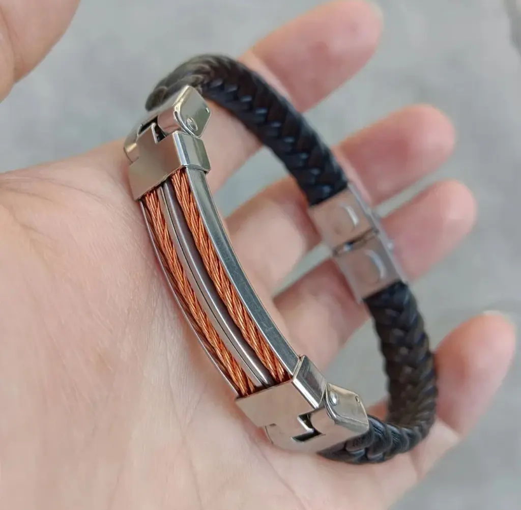 Браслет Primo Steel Rope на руку - Bronze - фото 4